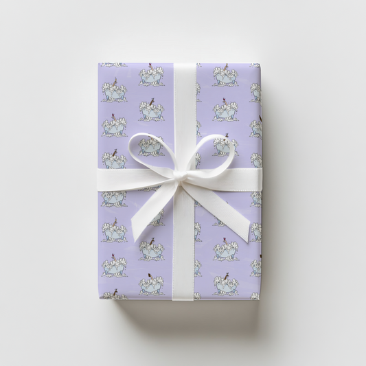 Bathtub Wrapping Paper