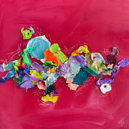 'Paint Scrap Series' Original Artworks