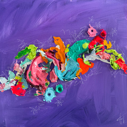 'Paint Scrap Series' Original Artworks