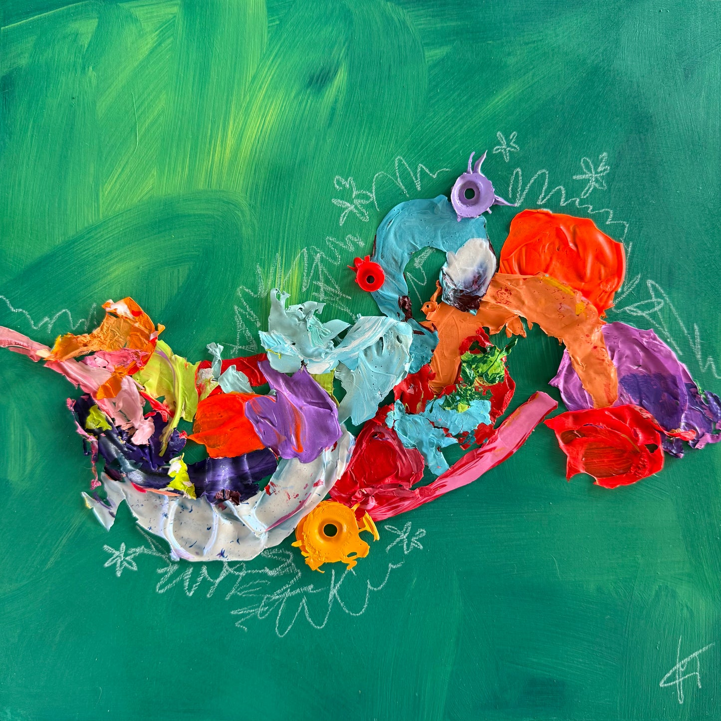 'Paint Scrap Series' Original Artworks